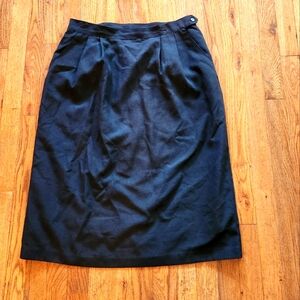 Vintage Casablanca black skirt 29 inches long